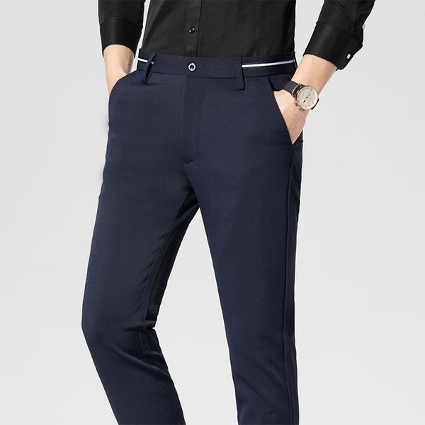 british style suit men fashion 2020 spring dress pants slim fit business formal wear wedding trousers mens harem pant, Black
british style suit men fashion 2020 spring dress pants slim fit business formal wear wedding trousers mens harem pant, Black
