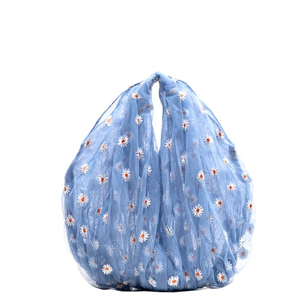 2020 summer women small transparent tote mesh cloth bag daisy embroidery handbag eco fruit bag purse for girls
2020 summer women small transparent tote mesh cloth bag daisy embroidery handbag eco fruit bag purse for girls