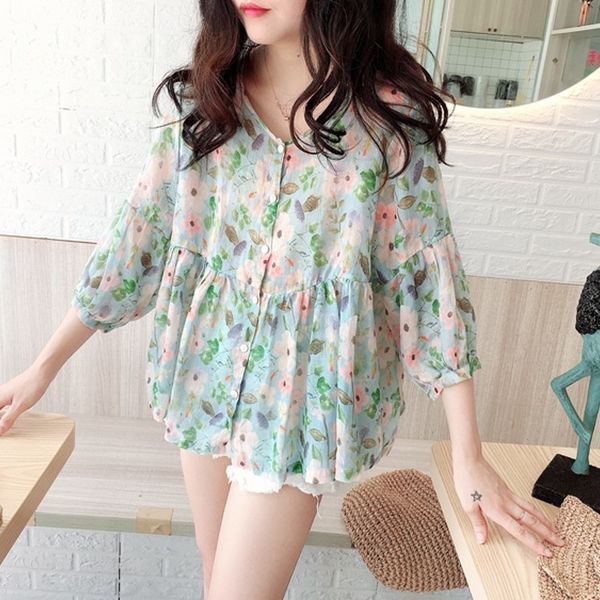 pleated basic ladies blouses flower shirt women's female summer short-sleeved shirt loose blouse cotton womens blusas mujer, White
pleated basic ladies blouses flower shirt women's female summer short-sleeved shirt loose blouse cotton womens blusas mujer, White