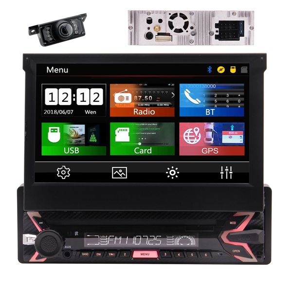 rear camera + single din car stereo 1 din digital multimedia player car radio gps navigation with 7" touch screen bt usb aux tf
rear camera + single din car stereo 1 din digital multimedia player car radio gps navigation with 7" touch screen bt usb aux tf