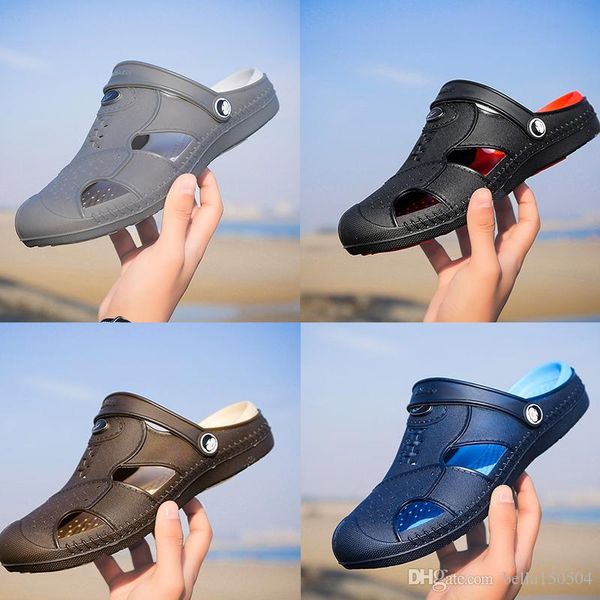 designer jelly slippers men hollow sandals summer breathable water sandals male gardening shoe hollow out beach slippers ing, Black
designer jelly slippers men hollow sandals summer breathable water sandals male gardening shoe hollow out beach slippers ing, Black