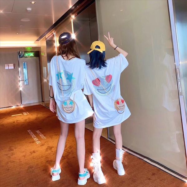 tiktok 2020 super ins midi loose short-sleeved women's smiling face tiktok 2020 super ins midi loose short-sleeved t-shirt women's, White
tiktok 2020 super ins midi loose short-sleeved women's smiling face tiktok 2020 super ins midi loose short-sleeved t-shirt women's, White