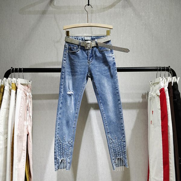 европейский товар тонкий fit для похудения джинсы женщин к 2020 году новые бусины алмаз деним брюки-карандаш кисточки эластичность тощий брю, Blue
европейский товар тонкий fit для похудения джинсы женщин к 2020 году новые бусины алмаз деним брюки-карандаш кисточки эластичность тощий брю, Blue