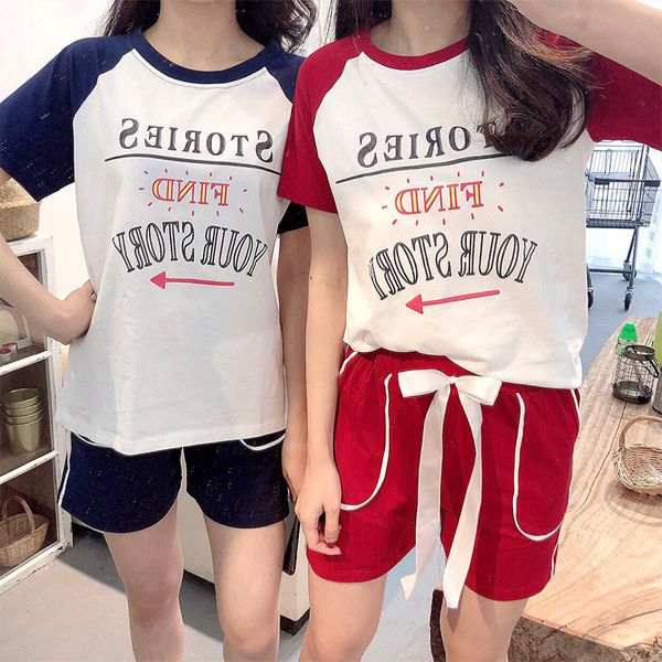 women pajamas sets short-sleeve cotton shirt and waist shorts pajama set all above small floral print sleepwear summer nightwea, Blue;gray
women pajamas sets short-sleeve cotton shirt and waist shorts pajama set all above small floral print sleepwear summer nightwea, Blue;gray