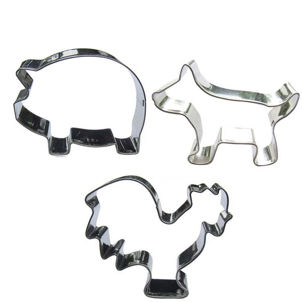 cartoon animal dog,pig, rooster shape 3 piecesbiscuits cutting mold, baking cake decorating soft candy tool. other bakeware
cartoon animal dog,pig, rooster shape 3 piecesbiscuits cutting mold, baking cake decorating soft candy tool. other bakeware