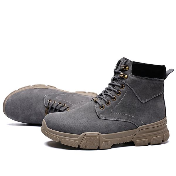 autumn winter men's boots fashion cow suede ankle boots for men shoes warm snow boots outdoor work shoes plus size 35-44, Black
autumn winter men's boots fashion cow suede ankle boots for men shoes warm snow boots outdoor work shoes plus size 35-44, Black
