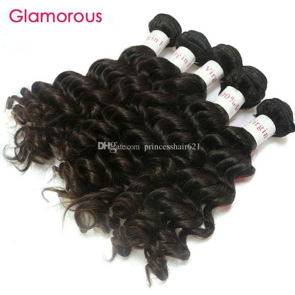 glamorous brazilian hair weft deep body wave 4 bundles wavy human hair extensions malaysian peruvian indian remy hair weave, Black
glamorous brazilian hair weft deep body wave 4 bundles wavy human hair extensions malaysian peruvian indian remy hair weave, Black