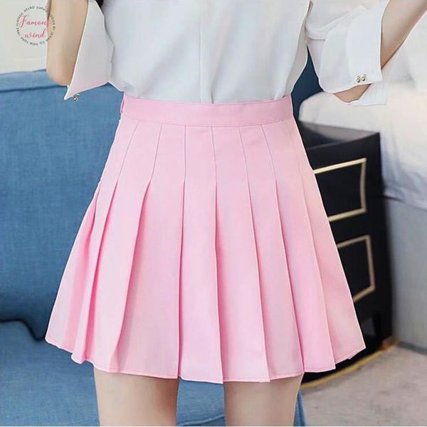 women high waist pleated mini elastic skirt spring solid a line sailor casual skirt japanese harajuku party school uniform, Black
women high waist pleated mini elastic skirt spring solid a line sailor casual skirt japanese harajuku party school uniform, Black
