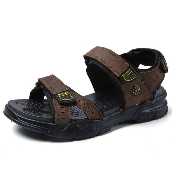 summer sandal men large size casual fashion mens sandles man sandals genuine leather, Black
summer sandal men large size casual fashion mens sandles man sandals genuine leather, Black