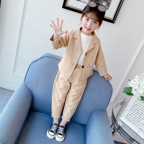 kids girls clothes sets 2020 spring blazers coat+pants outfits 2pcs striped blazers jackets for big girls teenager top, White
kids girls clothes sets 2020 spring blazers coat+pants outfits 2pcs striped blazers jackets for big girls teenager top, White