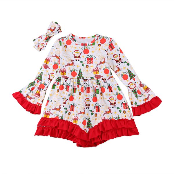 new fashion christmas toddler kids baby girl long sleeve princess pretty dress blouse headband outfits clothes set, Red;yellow
new fashion christmas toddler kids baby girl long sleeve princess pretty dress blouse headband outfits clothes set, Red;yellow