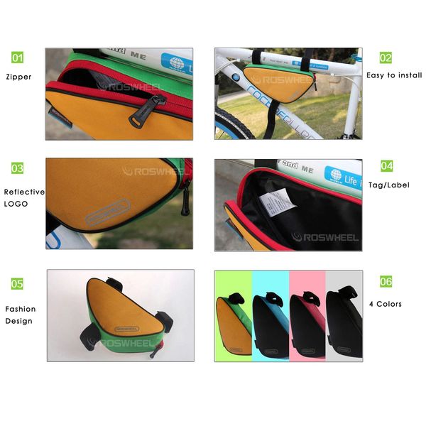 roswheel 8 цветов рама top tube передняя треугольник седло сумка pannier mtb для велоспорт велосипед
roswheel 8 цветов рама top tube передняя треугольник седло сумка pannier mtb для велоспорт велосипед