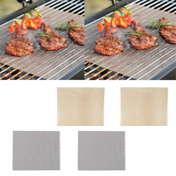 set 4 bbq grill mesh mat non stick bbq cooking mat for charcoal/gas/electric grill/bake/cooking, reusable and easy to clean
set 4 bbq grill mesh mat non stick bbq cooking mat for charcoal/gas/electric grill/bake/cooking, reusable and easy to clean