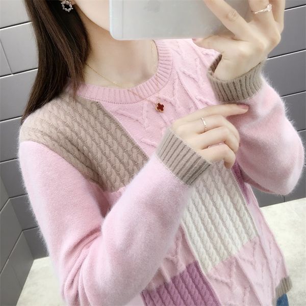 5167 (zhong 2 row 5) autumn outfit new round neck sweaters twist of cultivate morality sets color matching womens 46, White;black
5167 (zhong 2 row 5) autumn outfit new round neck sweaters twist of cultivate morality sets color matching womens 46, White;black