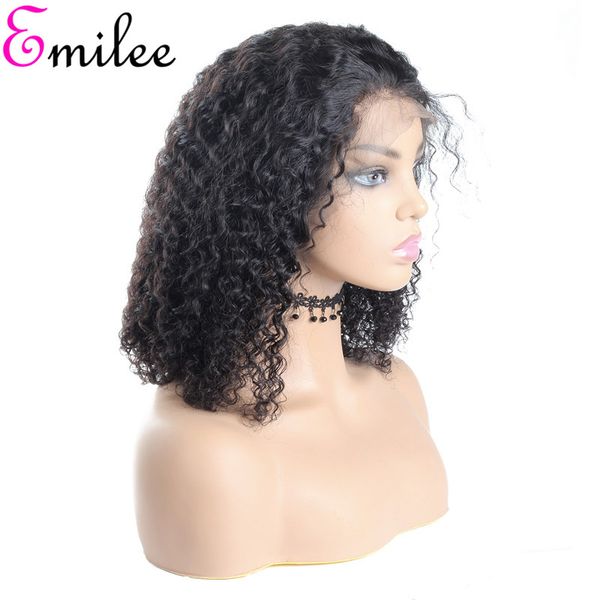 emilee myanmar 14" jerry curly short wigs half lace curly bob wig natural black short curly bob wig 150 density, Black;brown
emilee myanmar 14" jerry curly short wigs half lace curly bob wig natural black short curly bob wig 150 density, Black;brown