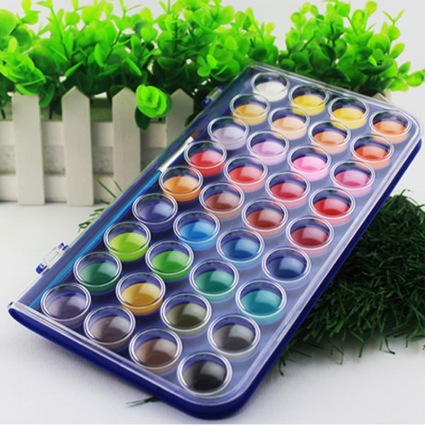 solid gouache paint set with watercolor set art supplies in case for kids painting utensils 36 colors painting materials
solid gouache paint set with watercolor set art supplies in case for kids painting utensils 36 colors painting materials
