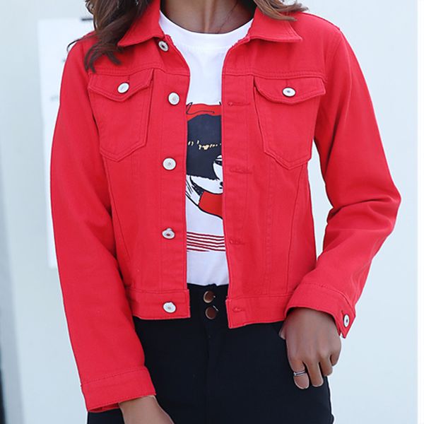 feminina candy color short denim streetwear casual for women's jacket 2019 sutumnjeans female coat fashionable aesthetic, Black;brown
feminina candy color short denim streetwear casual for women's jacket 2019 sutumnjeans female coat fashionable aesthetic, Black;brown