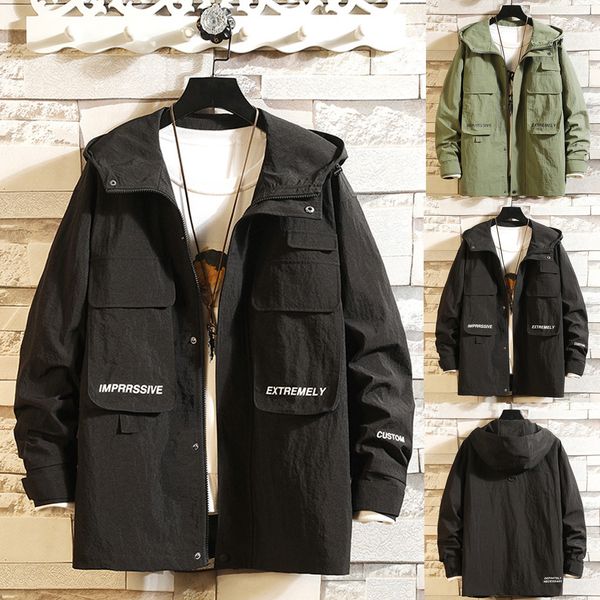 winter coat men's autumn winter casual fashion patchwork hoodie multi-pockets outwear coat jacket support dropshipping, Black;brown
winter coat men's autumn winter casual fashion patchwork hoodie multi-pockets outwear coat jacket support dropshipping, Black;brown