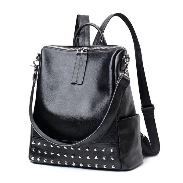 korean-style fashion 2019 new style women's leather bags cool rivet cowhide bag versitile fashion backpack bag women's
korean-style fashion 2019 new style women's leather bags cool rivet cowhide bag versitile fashion backpack bag women's