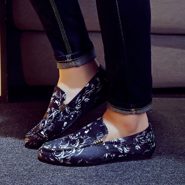 summer leisure soft comfy men loafers mixed colors classics novelty flat driving shoes retro punk slip on shoes, Black
summer leisure soft comfy men loafers mixed colors classics novelty flat driving shoes retro punk slip on shoes, Black