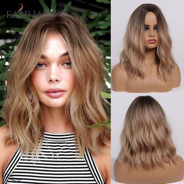 easihair medium long ombre black brown wave synthetic hair wigs middle part cosplay heat resistant fiber female wigs for women
easihair medium long ombre black brown wave synthetic hair wigs middle part cosplay heat resistant fiber female wigs for women