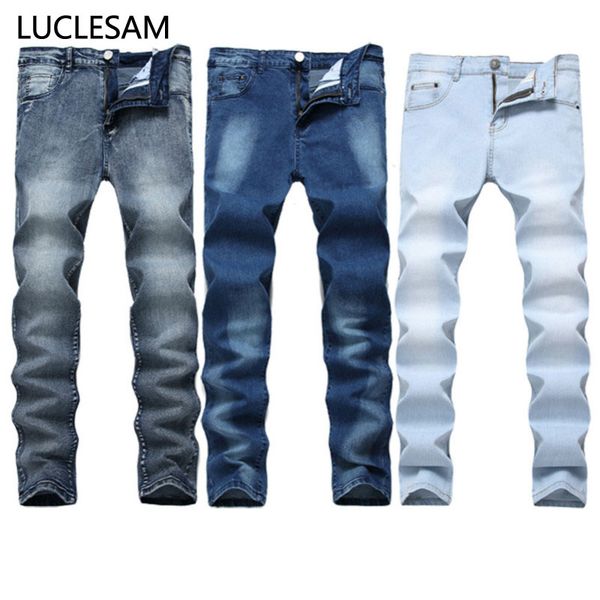 men's jeans stretch straight men fashion mens regular fit biker middle waist elastic for relaxed skinny denim pants 42, Blue
men's jeans stretch straight men fashion mens regular fit biker middle waist elastic for relaxed skinny denim pants 42, Blue