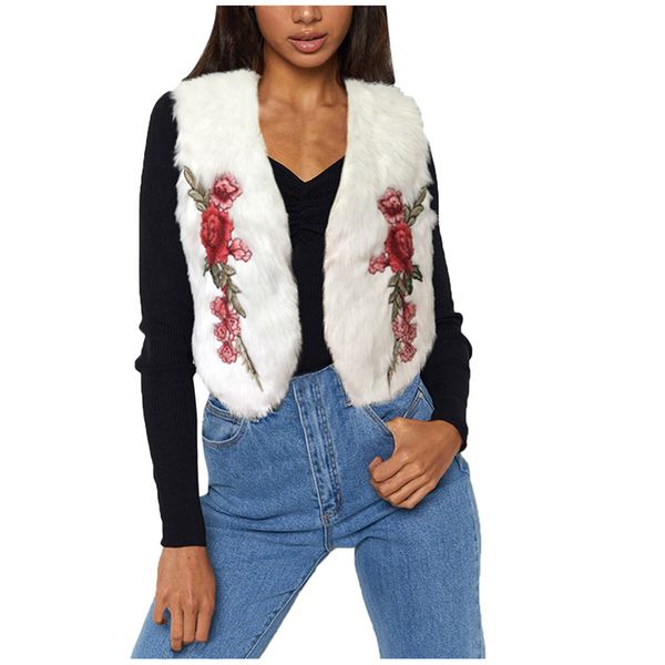 jaycosin women's vest coat winter warm short faux fur vests coat jacket female sleeveless vest parka outwear solid streetwear, Black;white
jaycosin women's vest coat winter warm short faux fur vests coat jacket female sleeveless vest parka outwear solid streetwear, Black;white
