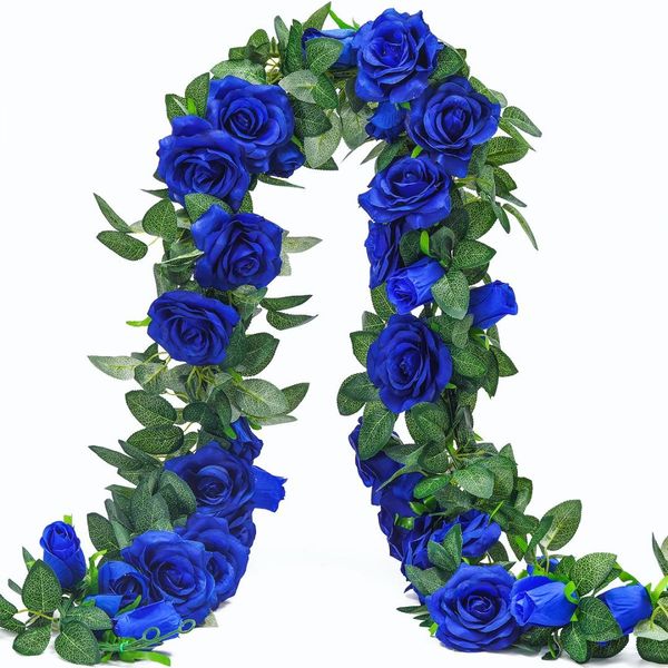 metable 2pcs 6.5ft artificial rose vine silk flower garland hanging baskets plants home outdoor wedding arch garden wall decor
metable 2pcs 6.5ft artificial rose vine silk flower garland hanging baskets plants home outdoor wedding arch garden wall decor