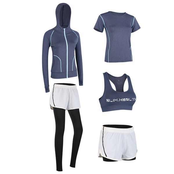 5 pcs women's fitness sportswear set yoga clothing suit for female workout sets athletic sports clothing running yoga suit, White;red
5 pcs women's fitness sportswear set yoga clothing suit for female workout sets athletic sports clothing running yoga suit, White;red