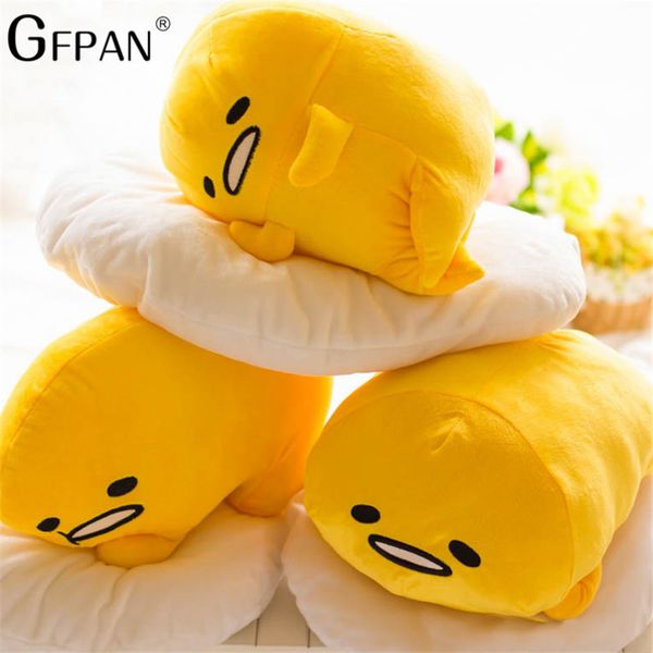 40*30cm gudetama lazy egg egg jun plush toy egg yolk brother large pillow lazy balls stuffed doll for children christmas gift y200703
40*30cm gudetama lazy egg egg jun plush toy egg yolk brother large pillow lazy balls stuffed doll for children christmas gift y200703