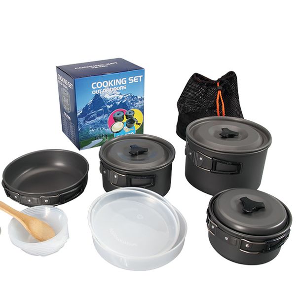 outddor camping tableware cooking set 4-5 persons cookware travel hiking tableware pots pan picnic set
outddor camping tableware cooking set 4-5 persons cookware travel hiking tableware pots pan picnic set