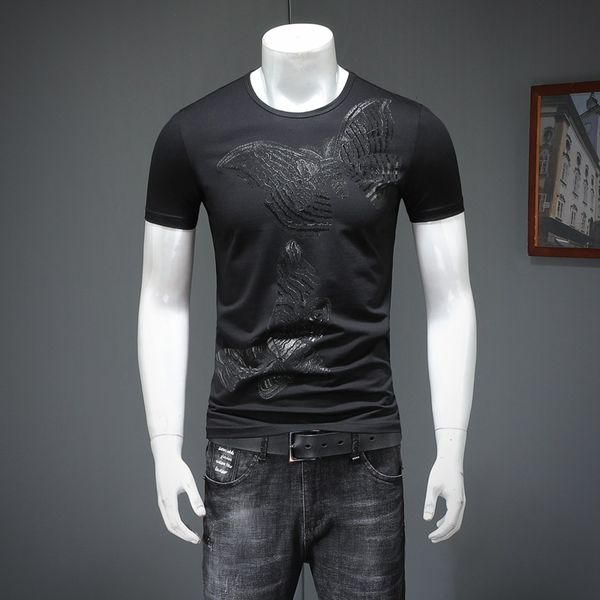 luxury designer t shirts short sleeve fashion trend cool comfortable t shirt print youth clothes handsome color brand t shirts, White;black
luxury designer t shirts short sleeve fashion trend cool comfortable t shirt print youth clothes handsome color brand t shirts, White;black