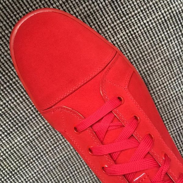 new 2019 qaulity men women red bottom casual shoes brand designer red suede leather high sneakers luxury trainers shoes 35-47, Black
new 2019 qaulity men women red bottom casual shoes brand designer red suede leather high sneakers luxury trainers shoes 35-47, Black