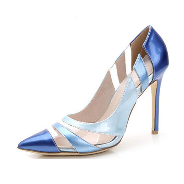 women pumps high heels shoes pointed toe pvc transparent royal blue dress shoes woman spring autumn party shoes ladies, Black
women pumps high heels shoes pointed toe pvc transparent royal blue dress shoes woman spring autumn party shoes ladies, Black