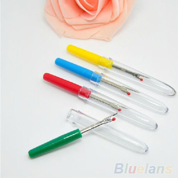 4pcs plastic handle craft thread cutter seam ripper stitch unpicker sewing tool seam ripper stitch practical durable supplies, Black
4pcs plastic handle craft thread cutter seam ripper stitch unpicker sewing tool seam ripper stitch practical durable supplies, Black