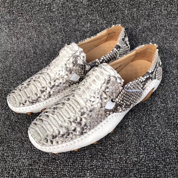 fancy exotic genuine python leather soft rubble sole men's flats dress shoes authentic snakeskin hook and loop male casual shoes, Black
fancy exotic genuine python leather soft rubble sole men's flats dress shoes authentic snakeskin hook and loop male casual shoes, Black