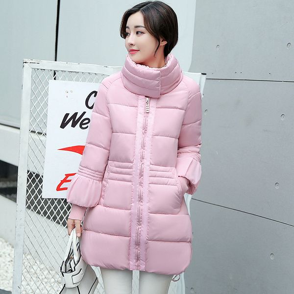 p shoot 2019 new style korean-style a- line medium-length dou peng kuan cotton overcoat female winter thick cotton fashion, Blue;black
p shoot 2019 new style korean-style a- line medium-length dou peng kuan cotton overcoat female winter thick cotton fashion, Blue;black