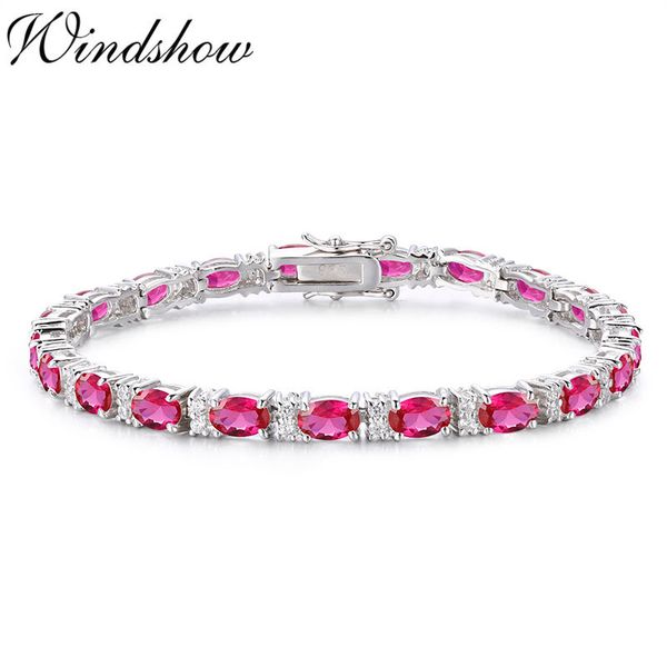 925 sterling silver cluster oval egg rose red stones tennis bracelets for women pulseras pulseira bracelete jewelry girls friend, Golden;silver
925 sterling silver cluster oval egg rose red stones tennis bracelets for women pulseras pulseira bracelete jewelry girls friend, Golden;silver
