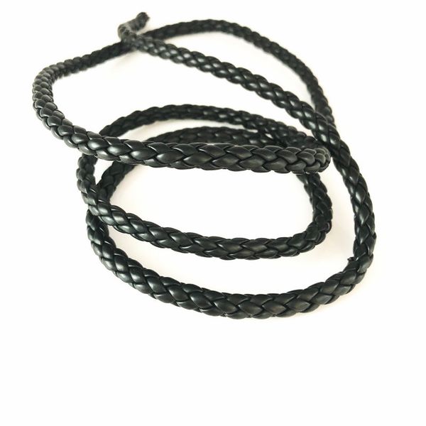 6mm 5m six strands black pu braided rope leather rope diy necklace bracelet braided rope, White;red
6mm 5m six strands black pu braided rope leather rope diy necklace bracelet braided rope, White;red