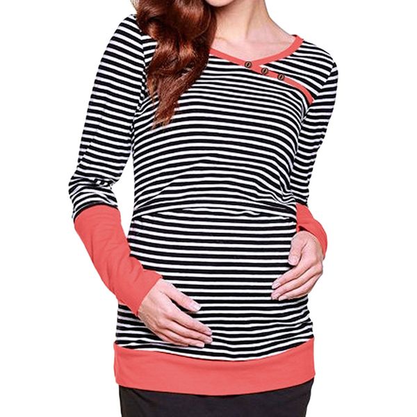 women nursing maternity long sleeves striped breastfeeding sweatshirt gravida vestido embarazada robe femme enceinte c5
women nursing maternity long sleeves striped breastfeeding sweatshirt gravida vestido embarazada robe femme enceinte c5