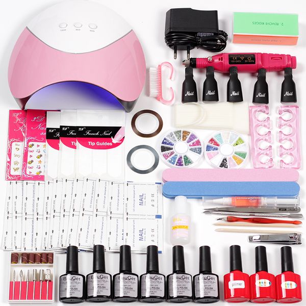 6 color gel varnish apparatus for manicure nail accessories electric nail machine 36w/54w led uv lamp manicure set art
6 color gel varnish apparatus for manicure nail accessories electric nail machine 36w/54w led uv lamp manicure set art