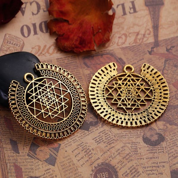 doreenbeads zinc based alloy antique gold round gold tone sri yantra meditation pendants hollow diy components 49mm x 47mm, 2 p, Silver
doreenbeads zinc based alloy antique gold round gold tone sri yantra meditation pendants hollow diy components 49mm x 47mm, 2 p, Silver