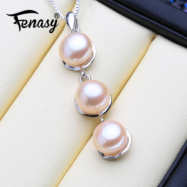 fenasy pearl jewelry new 925 sterling silver bohemian flower leaf pendant three beads genuine natural pearl necklace for women
fenasy pearl jewelry new 925 sterling silver bohemian flower leaf pendant three beads genuine natural pearl necklace for women
