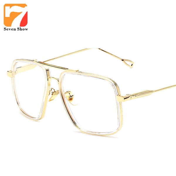 2018 brand vintage optical prescription clear lens glasses frame oversized gold frames eyeglasses for women men oculos de grau, Black
2018 brand vintage optical prescription clear lens glasses frame oversized gold frames eyeglasses for women men oculos de grau, Black