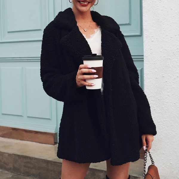 ladies fashion clothes long jacket winter warm fleece fur coat turn-down collar outerwear plus size plush fluffy teddy coats, Black;red
ladies fashion clothes long jacket winter warm fleece fur coat turn-down collar outerwear plus size plush fluffy teddy coats, Black;red