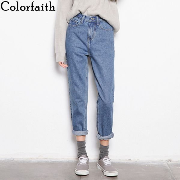 colorfaith 2019 women jeans zipper fashionable korean style high waist pants ladies ankle-length vintage blue denim jeans j8743
colorfaith 2019 women jeans zipper fashionable korean style high waist pants ladies ankle-length vintage blue denim jeans j8743
