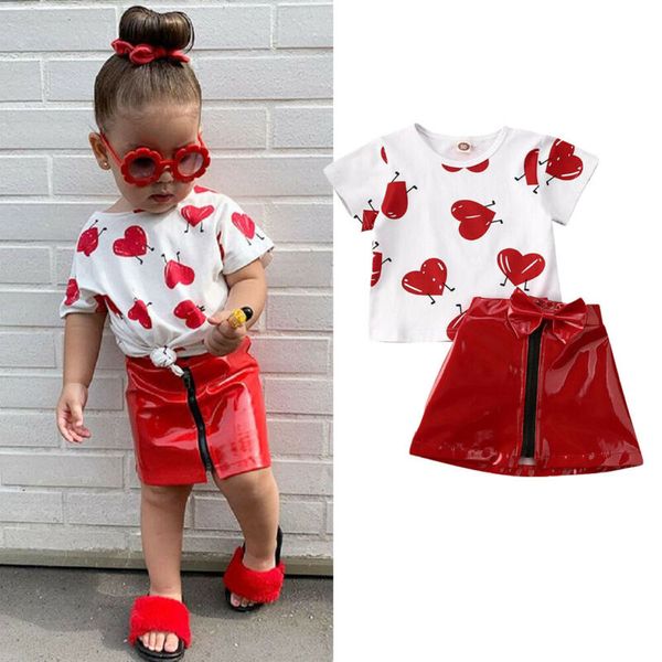 valentine's days kid baby girl clothes sets love print t shirts leather skirt summer outfit 0-5y, White
valentine's days kid baby girl clothes sets love print t shirts leather skirt summer outfit 0-5y, White