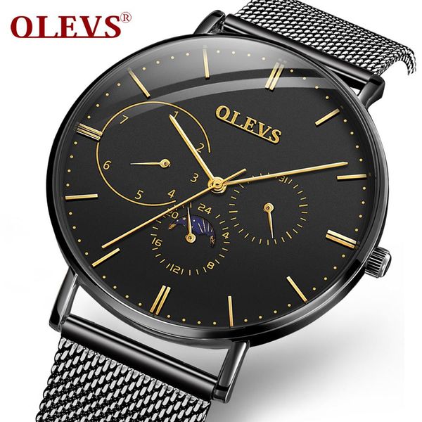 olves luminous chronograph mens mechanical watches quartz clock waterproof big dial watch men gift gre, Slivery;brown
olves luminous chronograph mens mechanical watches quartz clock waterproof big dial watch men gift gre, Slivery;brown