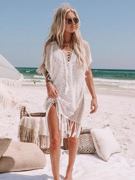 cover-ups crochet beach cover up white knitted dress women hollow out tassel tunics bathing suits beachwear robe de plage
cover-ups crochet beach cover up white knitted dress women hollow out tassel tunics bathing suits beachwear robe de plage