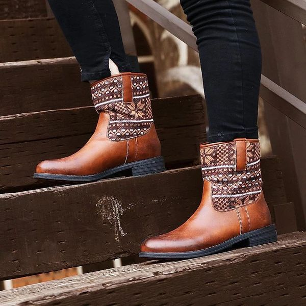 winter ankle boots women bohemian boho low heel boot ethnic pu leather stylish shoes woman slip on boots chaussures femme nice, Black
winter ankle boots women bohemian boho low heel boot ethnic pu leather stylish shoes woman slip on boots chaussures femme nice, Black